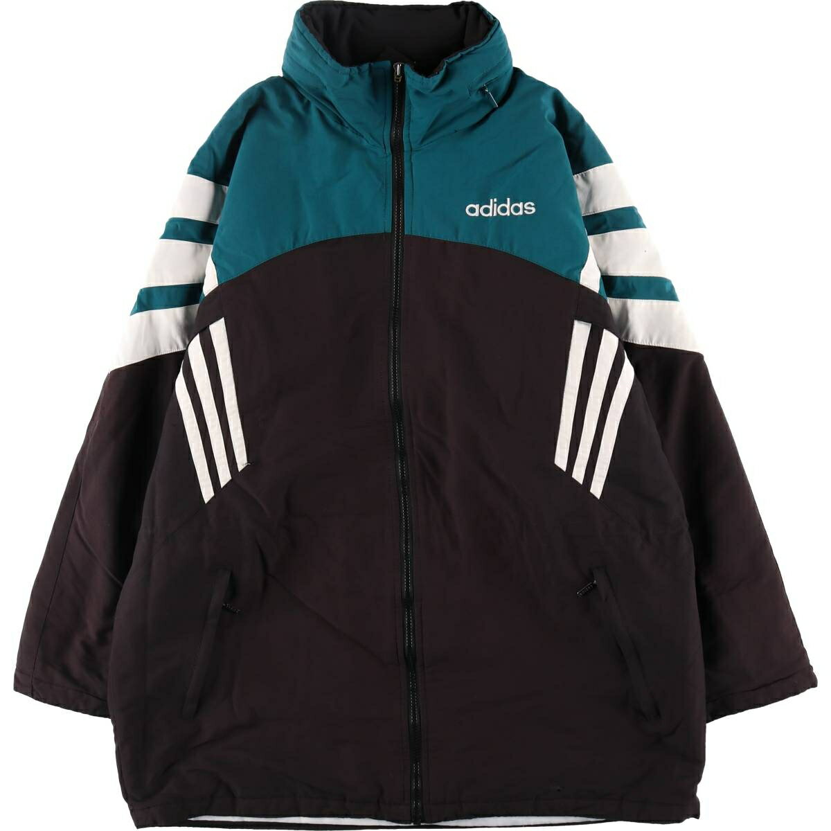 古着 80~90'S アディダス adidas 中綿ジャケット パファージャケット メンズXL相当 ヴィンテージ /eaa503878 【中古】 【241202】