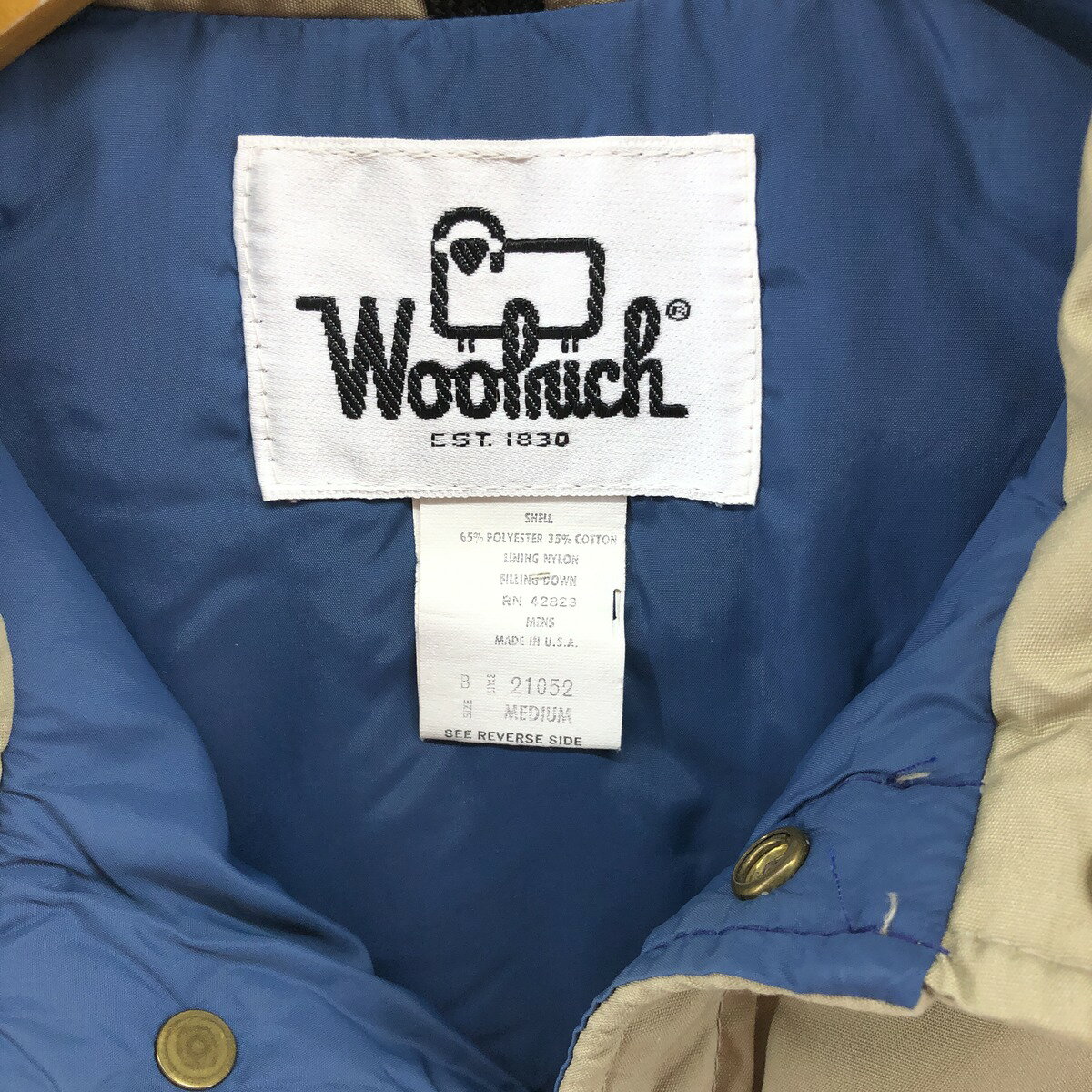 古着 70'S ウールリッチ WOOLRICH ダウンベスト USA製 メンズM相当 ヴィンテージ /eaa503902 【中古】 【241210】 【GR-SNS】 【SS2509_30】