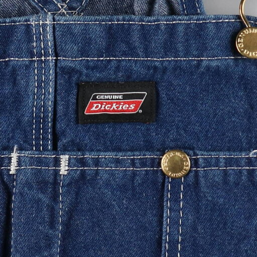 古着 ディッキーズ Dickies デニムオーバーオール メンズw42相当 /eaa504037 【中古】 【241206】 【SS2506_30】