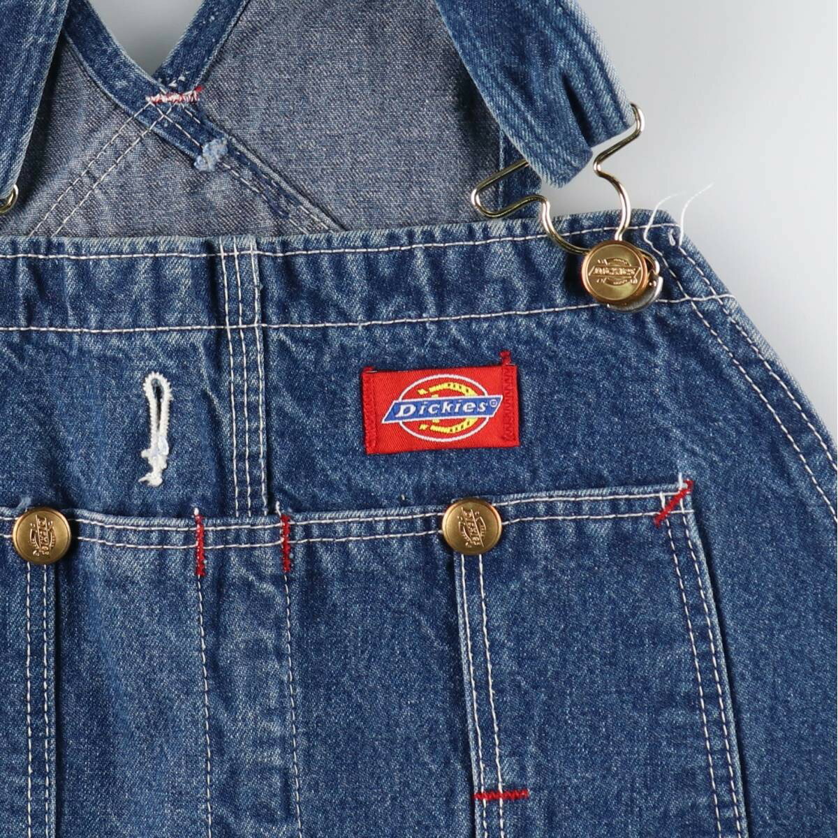 古着 90'S ディッキーズ Dickies デニムオーバーオール USA製 メンズw31相当 ヴィンテージ /eaa504040 【中古】 【241206】 【SS2506_30】