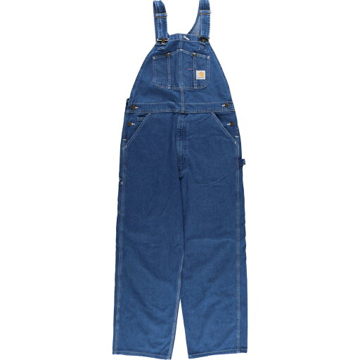 古着 カーハート Carhartt デニムオーバーオール メンズw38相当 /eaa504064 【中古】 【241126】 【SS2506_30】 古着 カーハート Carhartt デニムオーバーオール メンズw38相当 /eaa504064 【中古】 【241126】 【SS2506_30】