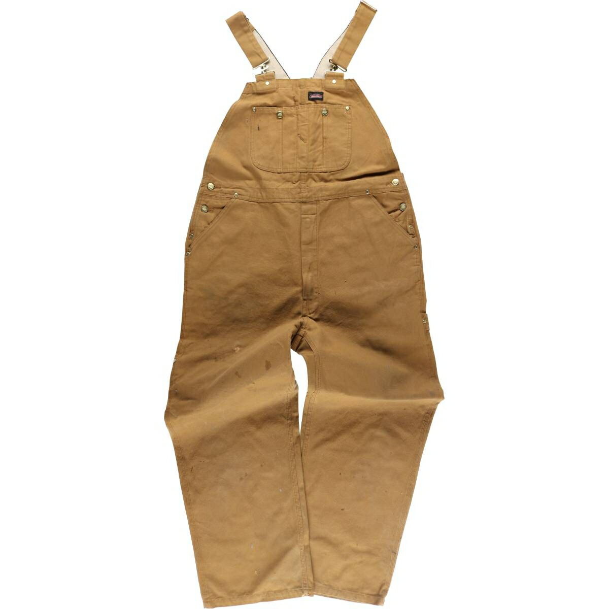 古着 ビッグサイズ ディッキーズ Dickies ダック オーバーオール メンズw40相当 /eaa504264 【中古】 【241207】