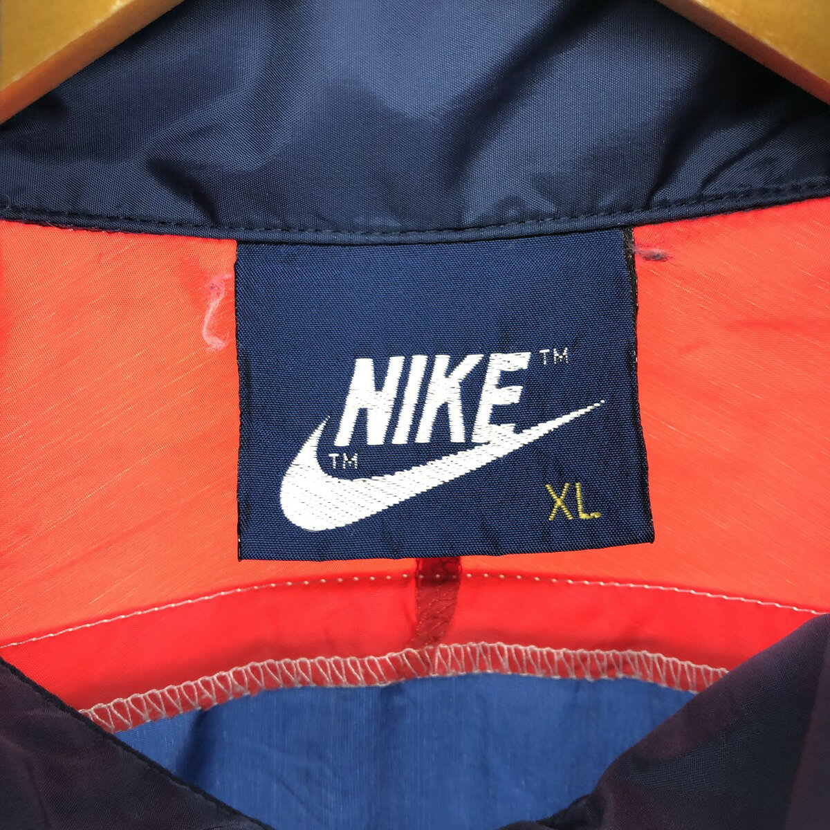 古着 80'S ナイキ NIKE 紺タグ ハーフジップ アノラックジャケット メンズXL相当 /eaa504336 【中古】 【241120】