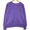古着 90'S チャンピオン Champion REVERSE WEAVE リバースウィーブ 刺繍タグ ロゴスウェットシャツ トレーナー USA製 メンズL相当...