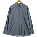 古着 ラルフローレン Ralph Lauren POLO by Ralph Lauren LOWELL SPORT 千鳥格子柄 長袖 コットンチェックシャツ メンズXL相当 /eaa505735 【中古】 【241201】(4)
