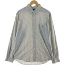 古着 ラルフローレン Ralph Lauren CUSTOM FIT 長袖 ボタンダウンチェックシャツ メンズXL相当 /eaa505736 【中古】 【241...
