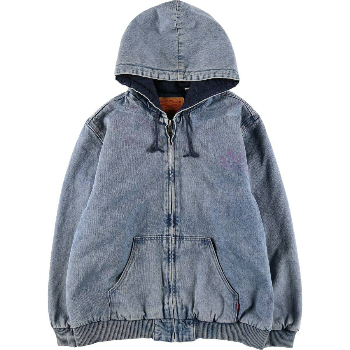 古着 リーバイス Levi's 中綿入り デニムパーカー メンズL相当 /eaa506198 【中古】 【241221】 【GR-SNS】