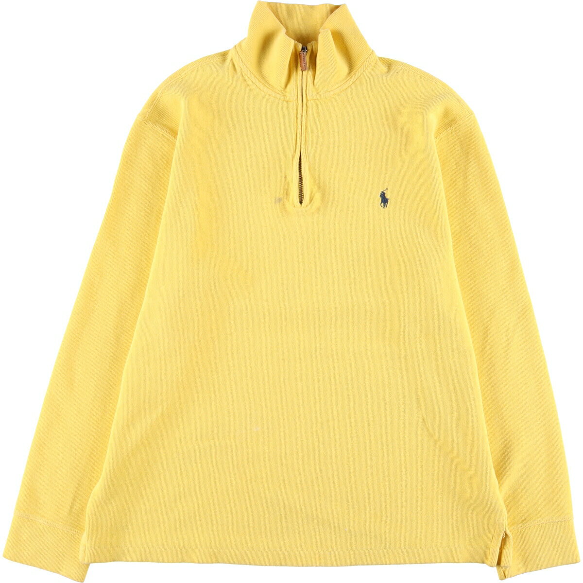 商品詳細 ブランド・Ralph Lauren・ラルフローレン・ 特徴・長袖・ハーフジップ・ モデル/形状・ハーフジップスウェットシャツ トレーナー・ 素材・コットン:100%・ 色・イエロー系 黄色・ 柄・無地・ワンポイント・ 生産国・中国...