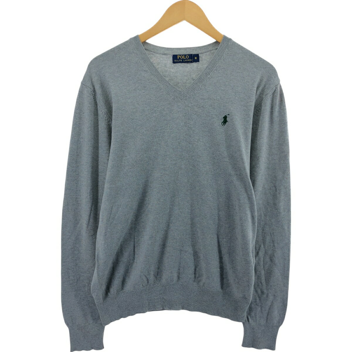 古着 ラルフローレン Ralph Lauren POLO RALPH LAUREN Vネック コットンニットセーター メンズM相当 /eaa506272 【中古】 【241209】 【SS2509_30】