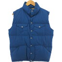 古着 80'S ザノースフェイス THE NORTH FACE 茶タグ ダウンベスト USA製 メンズM相当 ヴィンテージ /eaa506438 【中古】 【2...