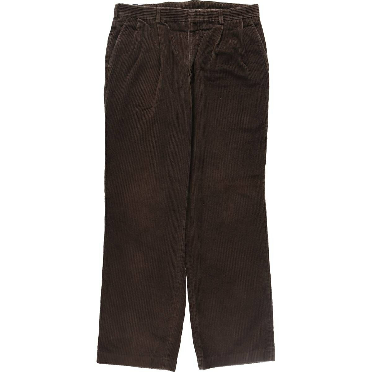 古着 80~90'S ランズエンド LANDS' END 太畝 ツータック コーデュロイパンツ USA製 メンズw34相当 ヴィンテージ /eaa506982 【中古】 【241203】