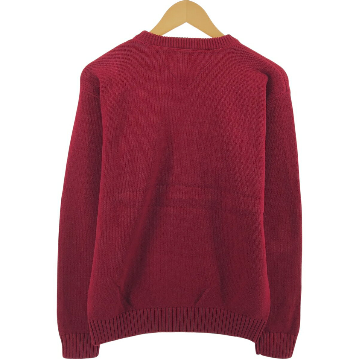 古着 90'S~ トミーヒルフィガー TOMMY HILFIGER コットンニットセーター メンズM相当 ヴィンテージ /eaa507594 【中古】 【241209】
