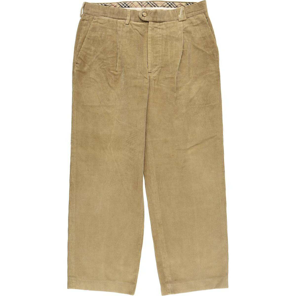 古着 バーバリー Burberry's BURBERRY LONDON ワンタック コーデュロイパンツ スペイン製 メンズw35相当 /eaa508147 【中古】 【250113】