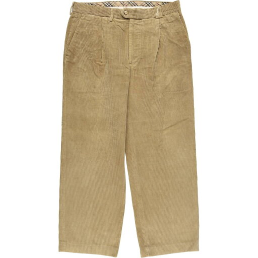古着 バーバリー Burberry's BURBERRY LONDON ワンタック コーデュロイパンツ スペイン製 メンズw35相当 /eaa508147 【中古】 【250113】 古着 バーバリー Burberry's BURBERRY LONDON ワンタック コーデュロイパンツ スペイン製 メンズw35相当 /eaa508147 【中古】 【250113】