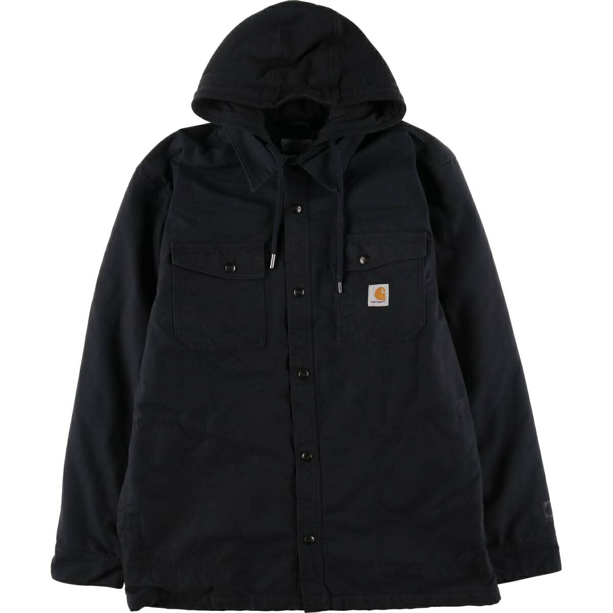 古着 カーハート Carhartt QUICK DUCK フーディシャツジャケット フード付き ダックワークジャケット メンズM相当 /eaa508475 【中古】 【250113】