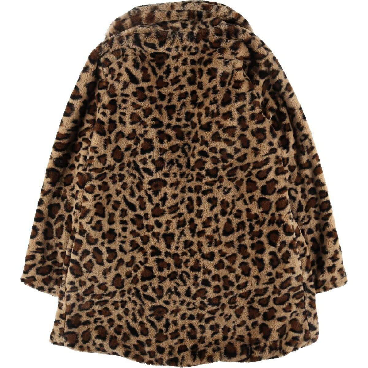 古着 LOVE TREE レオパード柄 ヒョウ柄 フェイクファージャケット レディースM相当 /eaa508477 【中古】 【250112】 【Elulu/エルル】