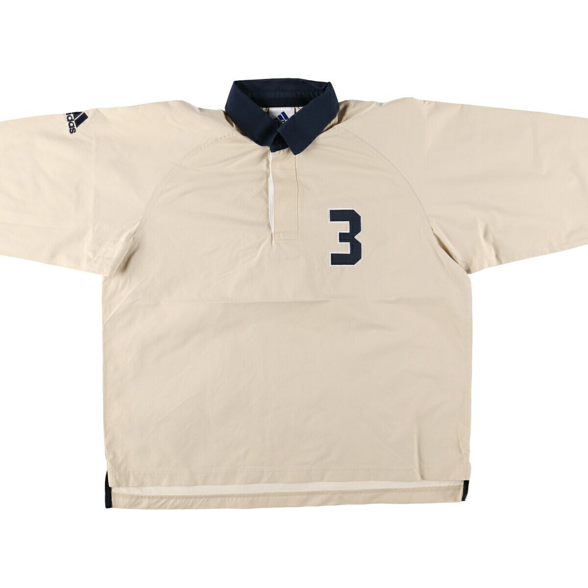 古着 00'S アディダス adidas 襟付き ハーフボタン ウォームアッププルオーバー メンズM相当 /eaa508878 【中古】 【241228】 【SS2512_10】