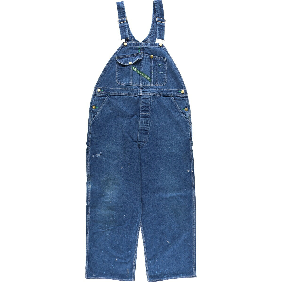 古着 キー Key デニムオーバーオール メンズw38相当 /eaa509145 【中古】 【250212】 【SS2512_30】