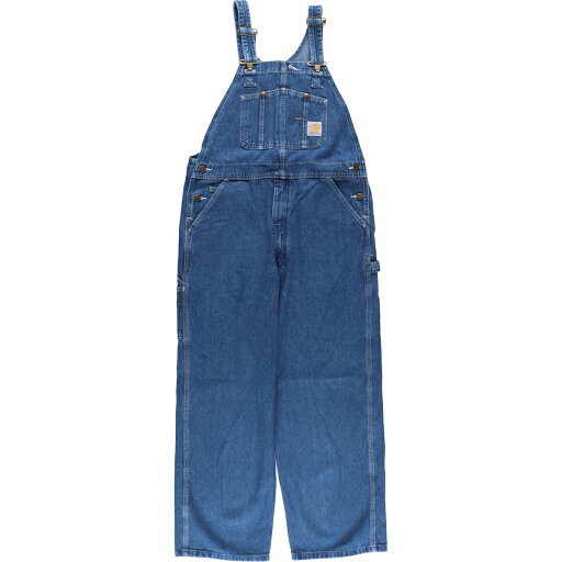 古着 00'S カーハート Carhartt デニムオーバーオール メンズw37相当 /eaa509156 【中古】 【241225】 【SS2506_30】