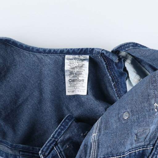古着 00'S カーハート Carhartt デニムオーバーオール メンズw37相当 /eaa509156 【中古】 【241225】 【SS2506_30】