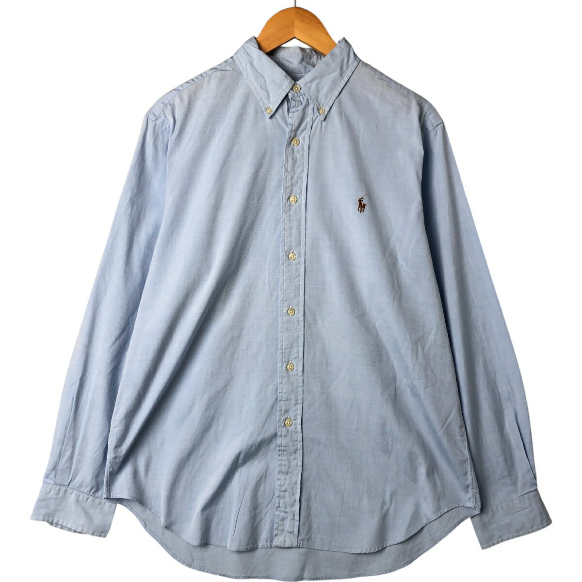 樂天商城 - 古着 ラルフローレン Ralph Lauren CLASSIC FIT 長袖 ボタンダウンシャツ メンズL相当 /eaa509380 【中古】 【250427】【NL2503】 【SS2603_10】