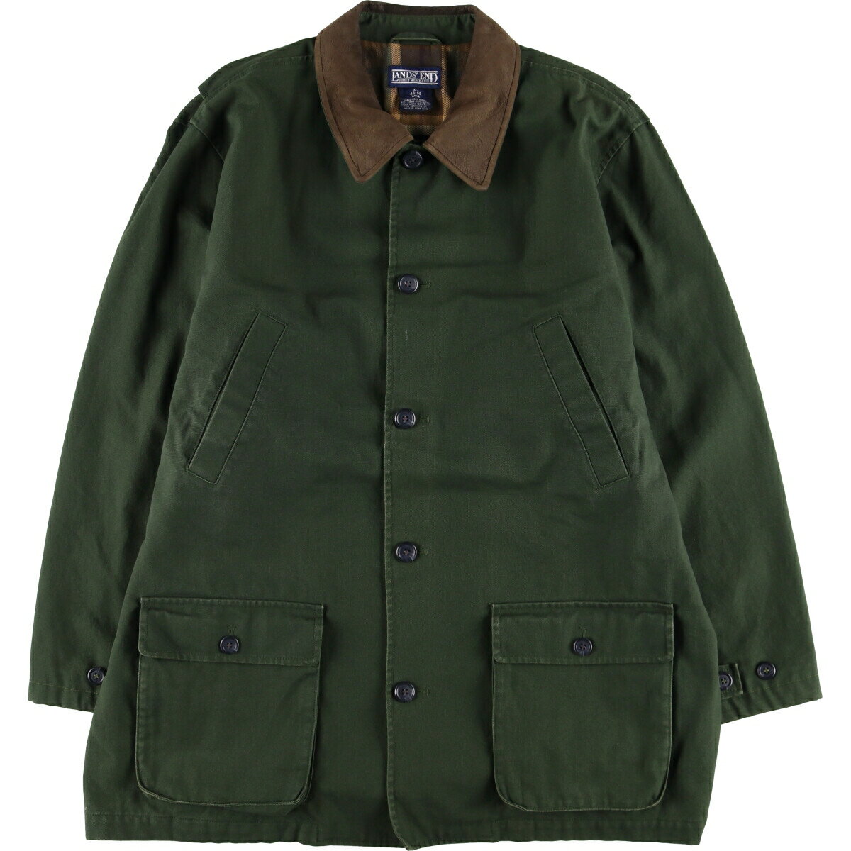 古着 90'S ランズエンド LANDS' END ダック ハンティングジャケット メンズXL相当 ヴィンテージ /eaa509751 【中古】 【241228】