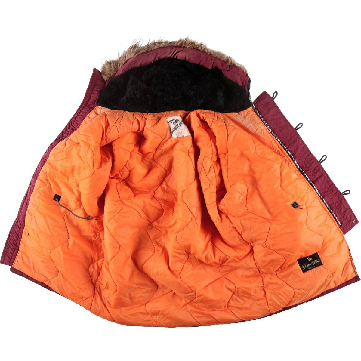 古着 70~80'S 民間品 ゴールデンフリース GOLDEN FREECE N-3Bタイプ ミリタリー フライトジャケット USA製 メンズXL相当 ヴィンテージ /eaa510115 【中古】 【241229】