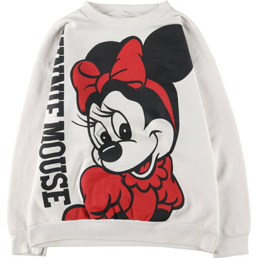 古着 80'S MINNIE MOUSE ミニーマウス 大判プリント キャラクタースウェットシャツ トレーナー レディースXL相当 ヴィンテージ /eaa510666 【中古】 【250217】 【Elulu/エルル】 古着 80'S MINNIE MOUSE ミニーマウス 大判プリント キャラクタースウェットシャツ トレーナー レディースXL相当 ヴィンテージ /eaa510666 【中古】 【250217】 【Elulu/エルル】