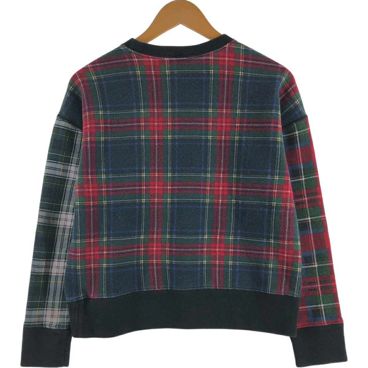 古着 ラルフローレン Ralph Lauren POLO RALPH LAUREN チェック柄 ワンポイントロゴスウェットシャツ トレーナー メンズXS相当 /eaa510684 【中古】 【250111】 【ADEL/アデル】 【SS2509_30】