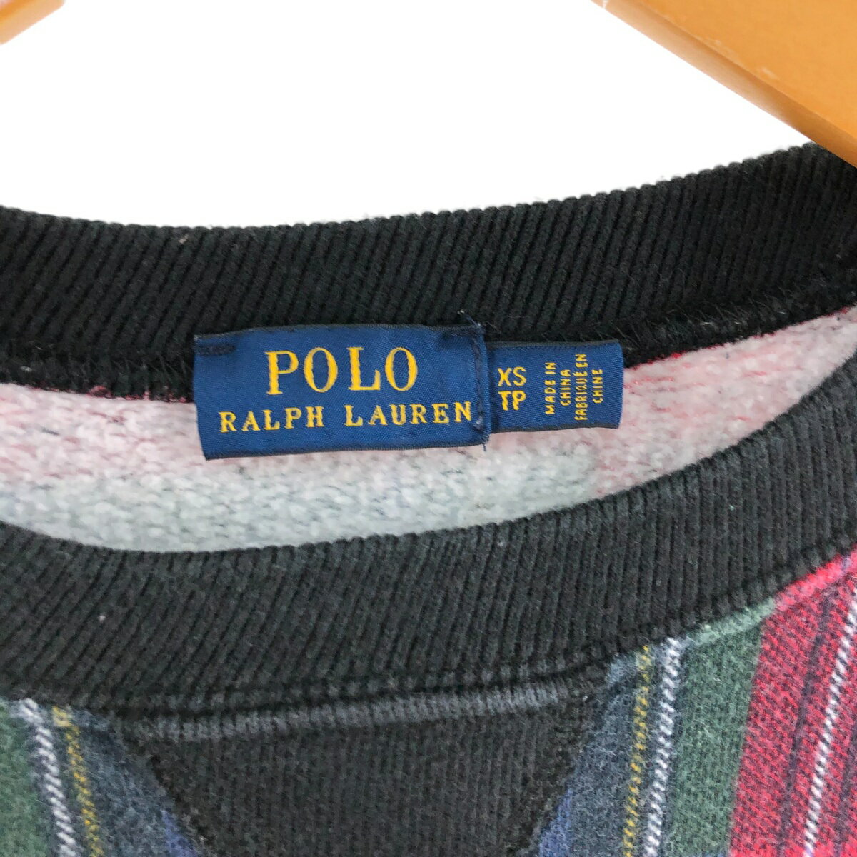 古着 ラルフローレン Ralph Lauren POLO RALPH LAUREN チェック柄 ワンポイントロゴスウェットシャツ トレーナー メンズXS相当 /eaa510684 【中古】 【250111】 【ADEL/アデル】 【SS2509_30】