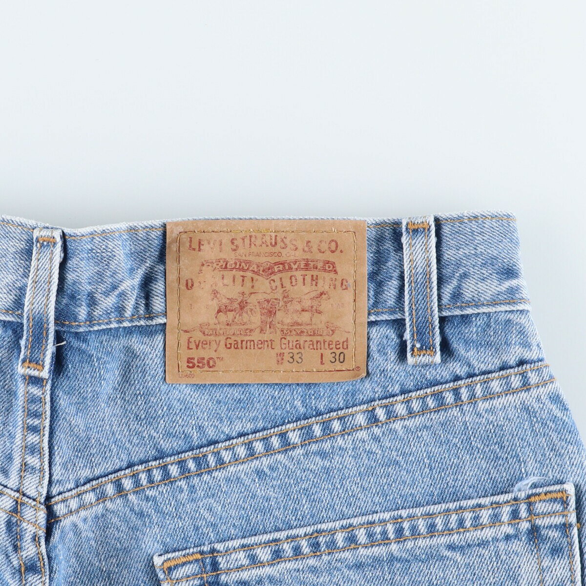 古着 00'S リーバイス Levi's 550 RELAXED FIT テーパードデニムパンツ メンズw32相当 /eaa510986 【中古】 【250108】 【SS2509_10】