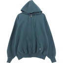 古着 ~90'S ラッセル Russell スウェットフルジップパーカー メンズXL相当 ヴィンテージ /eaa511479 【中古】 【250115】
