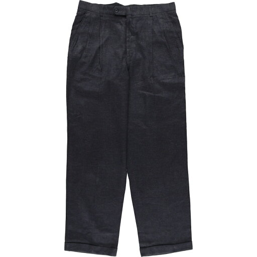 古着 Linea Naturale ツータック スラックス ワイドパンツ イタリア製 メンズw35相当 ヴィンテージ /eaa511617 【中古】 【250113】 古着 Linea Naturale ツータック スラックス ワイドパンツ イタリア製 メンズw35相当 ヴィンテージ /eaa511617 【中古】 【250113】