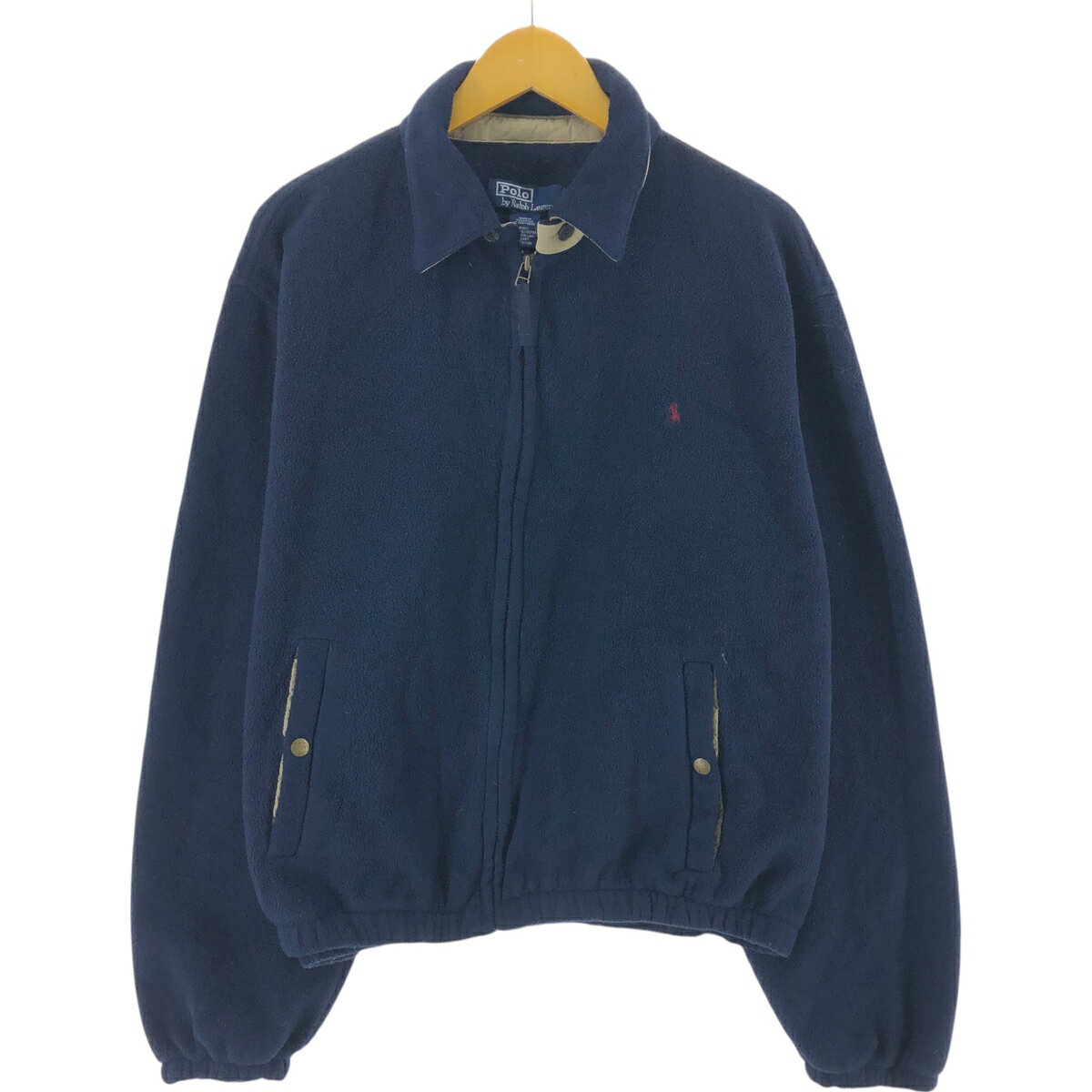 古着 ラルフローレン Ralph Lauren POLO by Ralph Lauren スイングトップタイプ フリースジャケット メンズL相当 /eaa512324 【中古】 【250131】