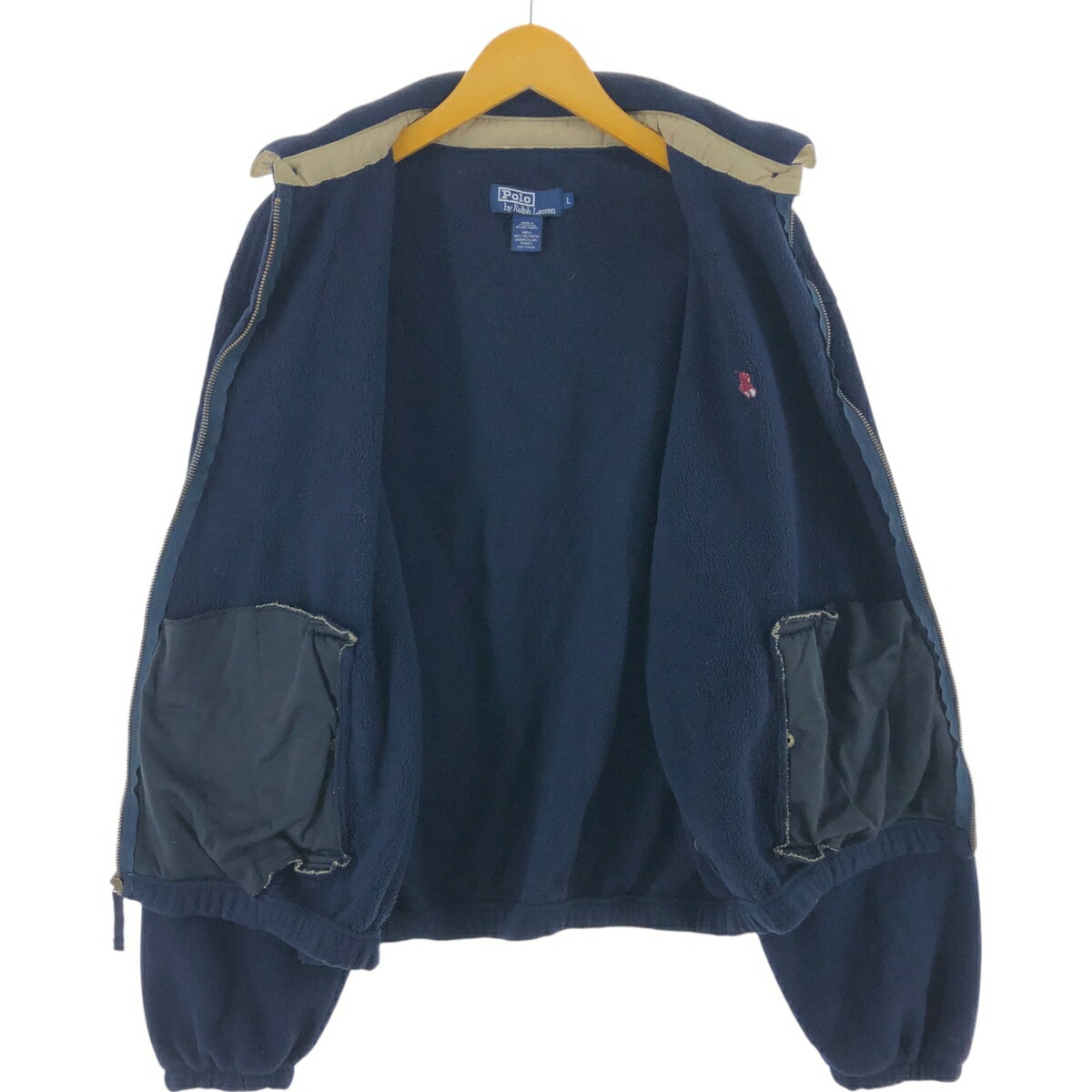 古着 ラルフローレン Ralph Lauren POLO by Ralph Lauren スイングトップタイプ フリースジャケット メンズL相当 /eaa512324 【中古】 【250131】