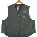 古着 カーハート Carhartt ダックベスト USA製 メンズXXL相当 /eaa512401 【中古】 【250127】 【SS2506_30】(4)