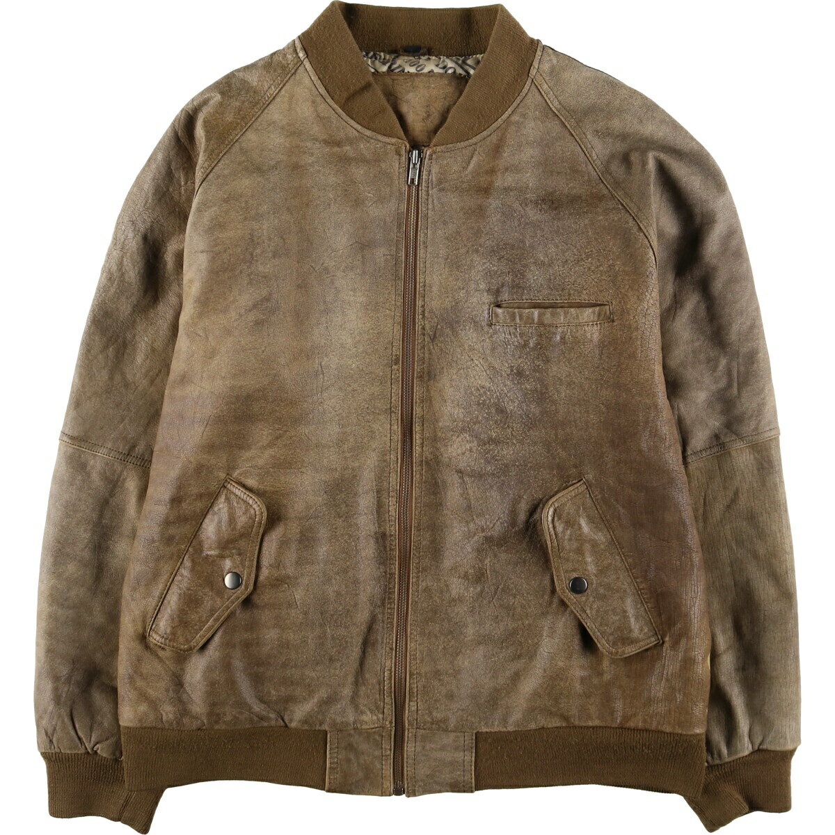 古着 レザーブルゾン メンズXL相当 /eaa512630 【中古】 【250128】