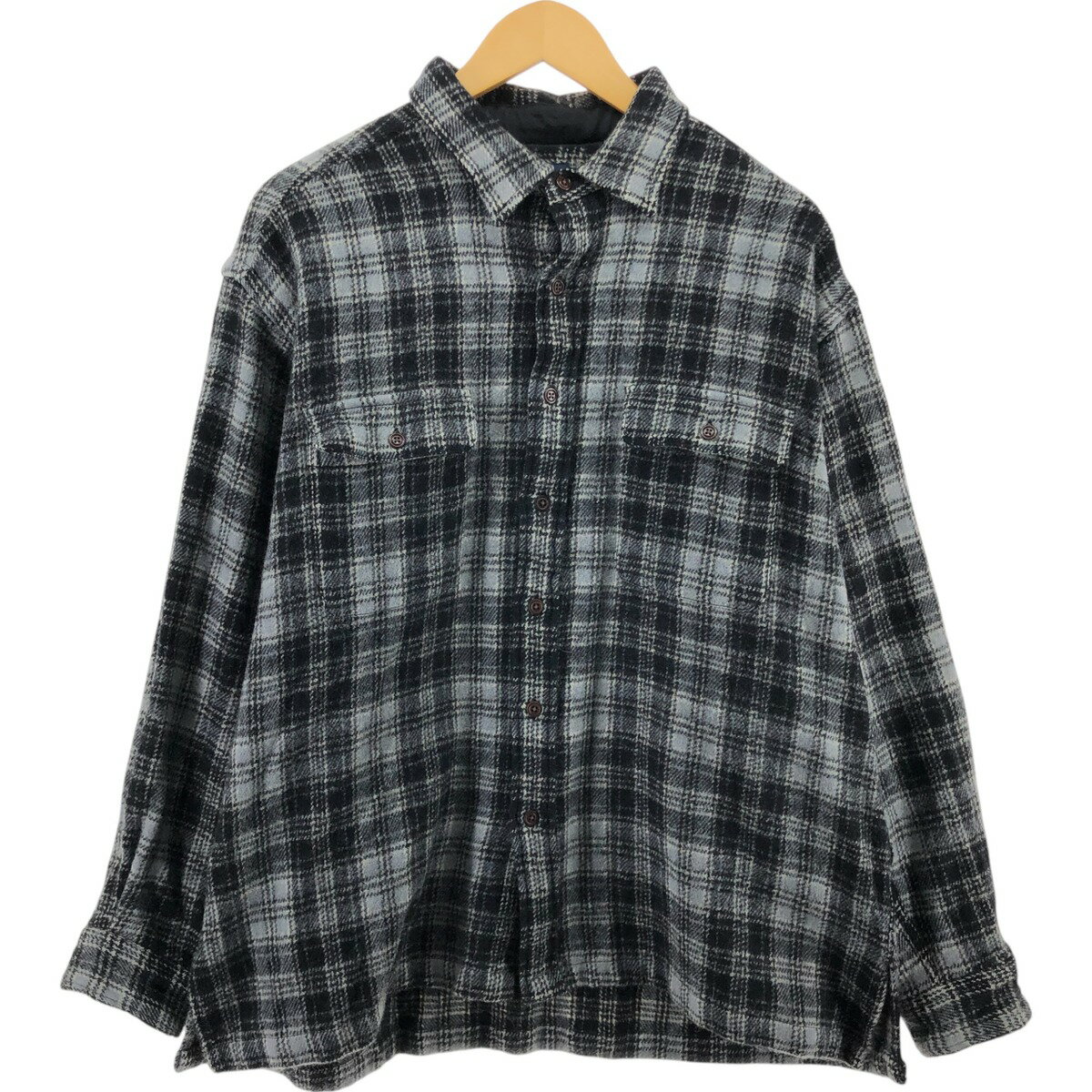 古着 ラルフローレン Ralph Lauren POLO by Ralph Lauren WRISTON チェック柄 ウールボックスシャツ メンズXL相当 /eaa512815 【中古】 【250125】 【GR-SNS】