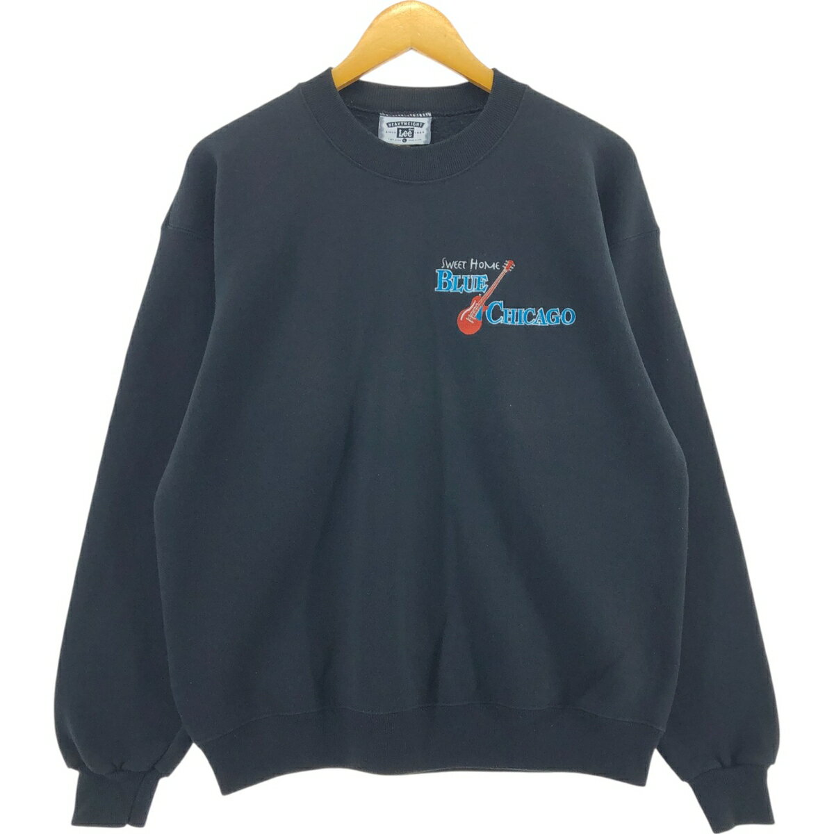 古着 90'S リー Lee SWEET HOME BLUE CHICAGO バンド スウェットシャツ トレーナー USA製 メンズL相当 ヴィンテージ /eaa512880 【中古】 【250209】 【ss2601_30】
