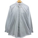 古着 ブルックスブラザーズ Brooks Brothers Est.1818 長袖 ボタンダウンチェックシャツ メンズM相当 /eaa513009 【中古】 【...