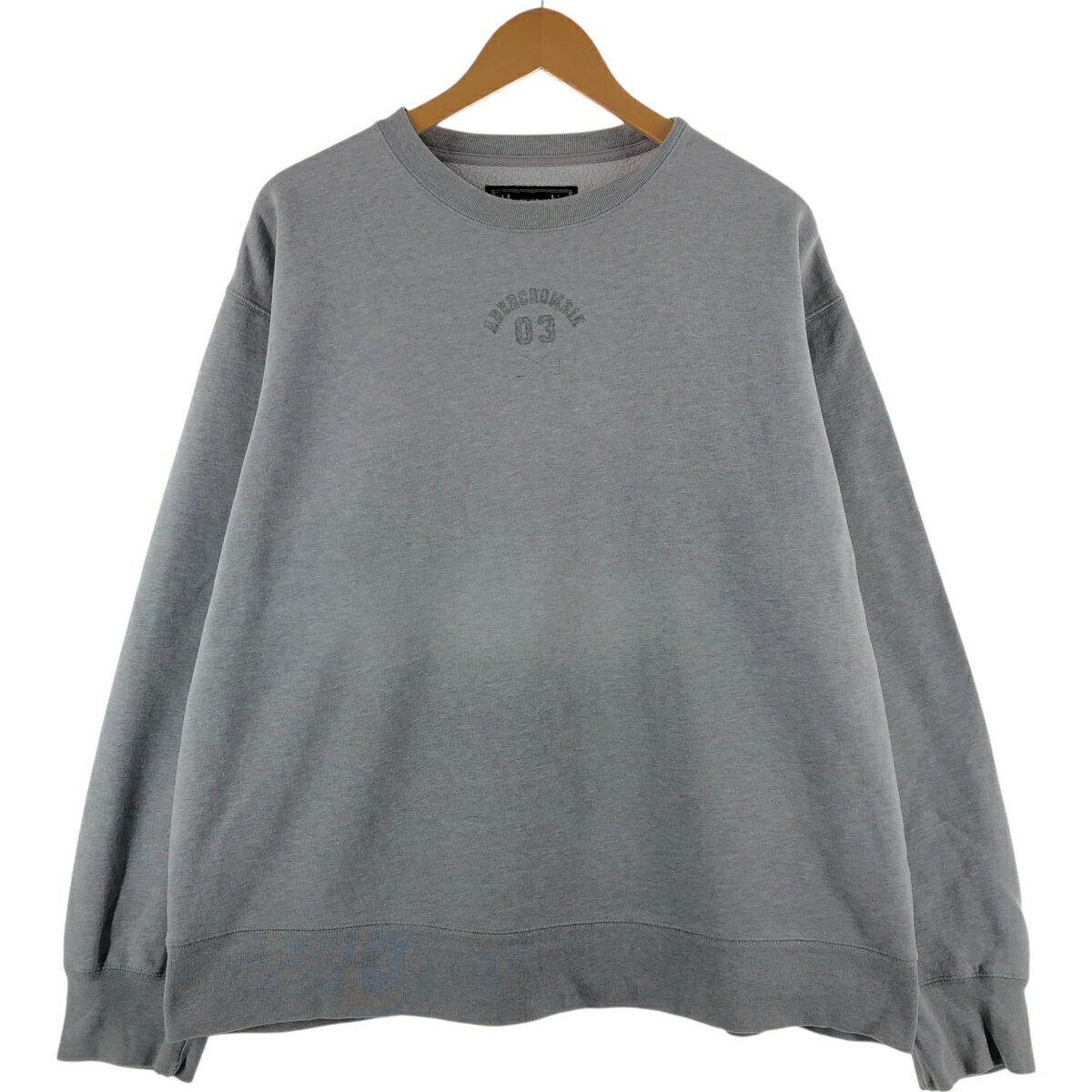 古着 アバクロンビーアンドフィッチ Abercrombie&Fitch ロゴスウェットシャツ トレーナー メンズXL相当 /eaa513293 【中古】 【250203】