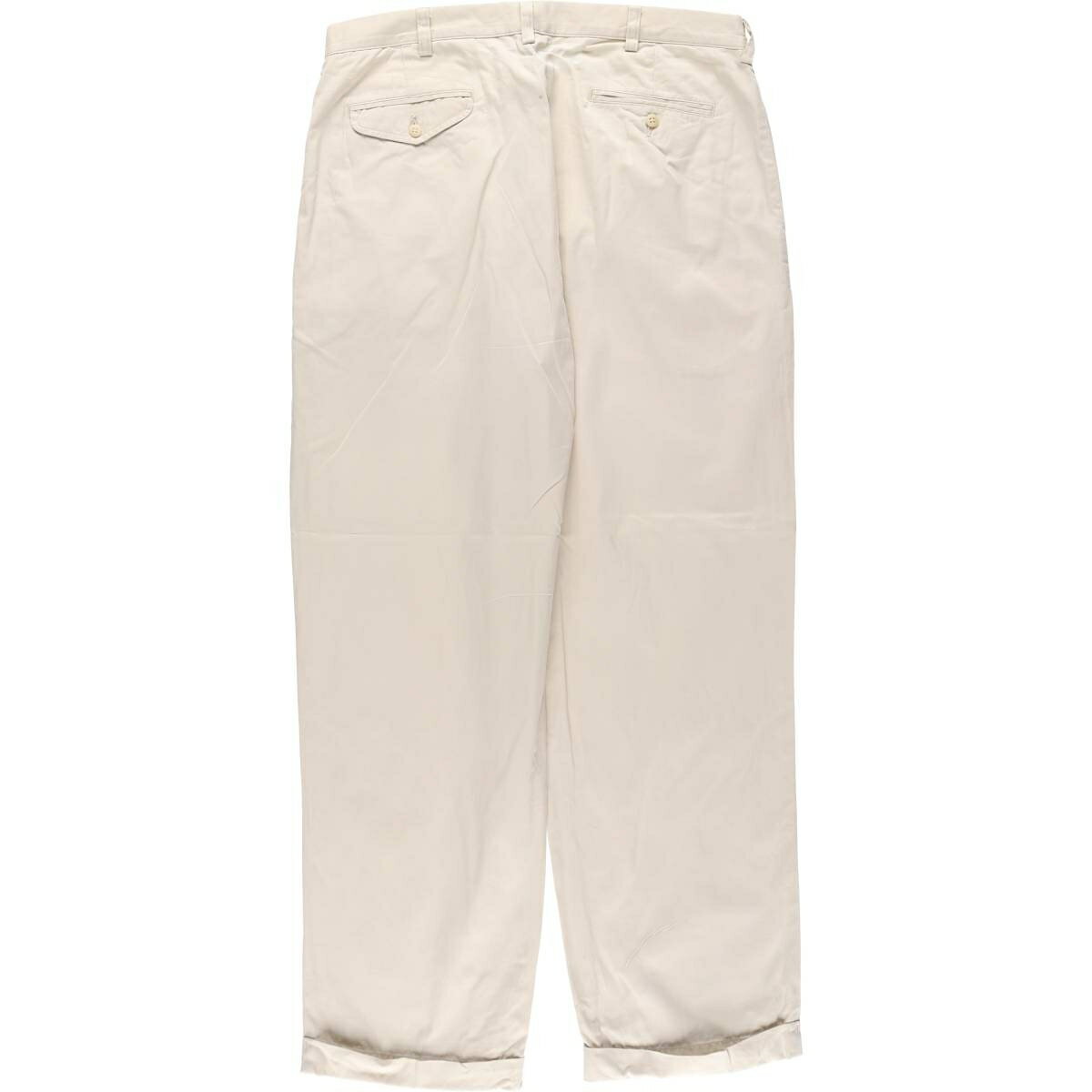 古着 ラルフローレン Ralph Lauren POLO by Ralph Lauren HAMMOND PANT ツータック チノパンツ メンズw37相当 /eaa513315 【中古】 【250202】