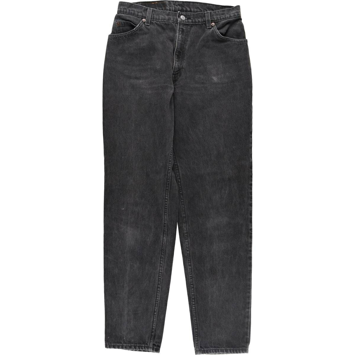 古着 90'S リーバイス Levi's 15951-4159 ブラックデニム テーパードデニムパンツ レディースL相当 ヴィンテージ /eaa513369 【中古】 【250210】 【ADEL/アデル】