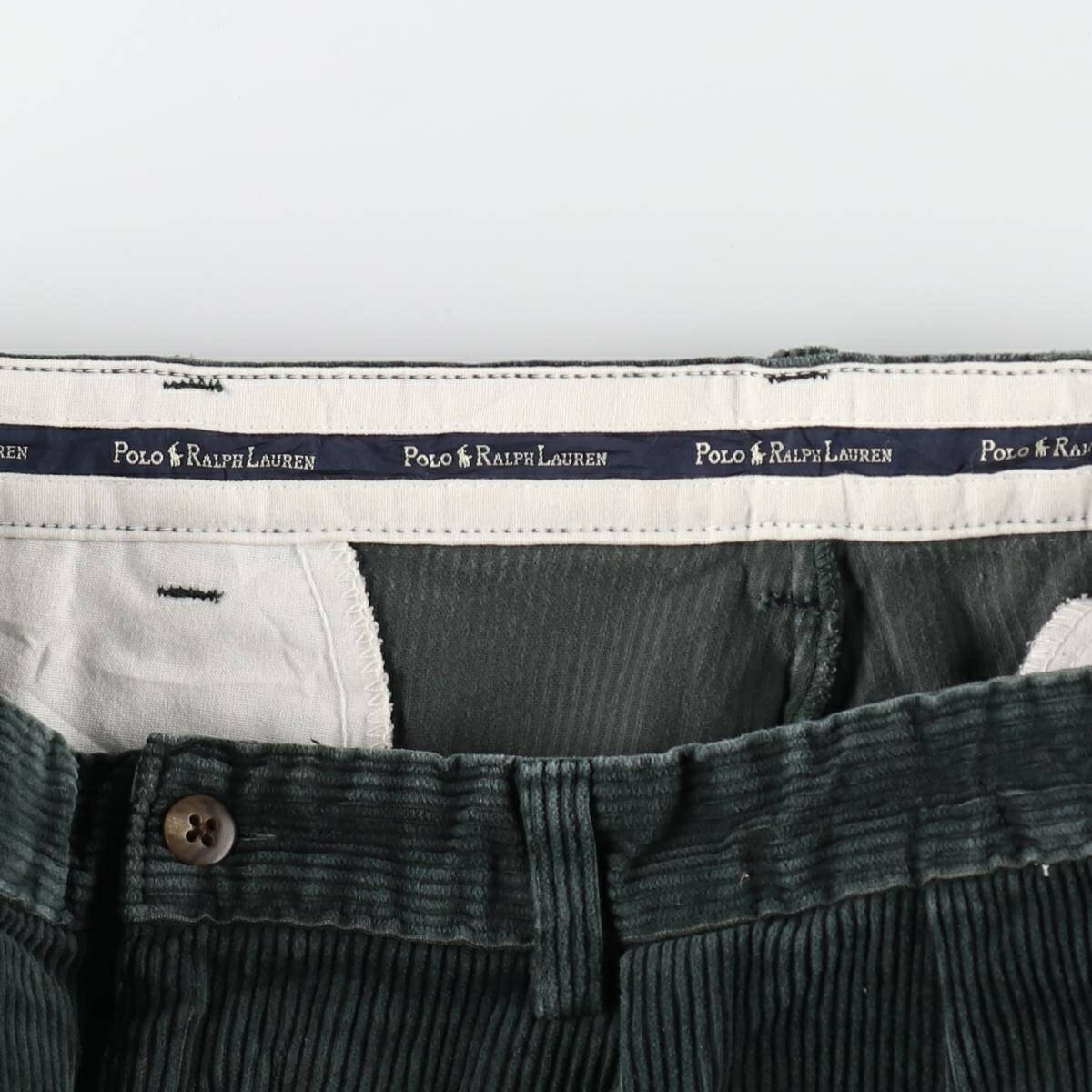 古着 ラルフローレン Ralph Lauren Polo Ralph Lauren 太畝 ツータック コーデュロイパンツ メンズw37相当 /eaa513411 【中古】 【250208】