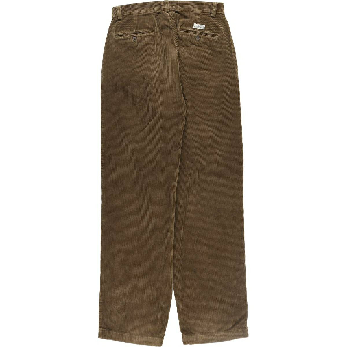古着 ラルフローレン Ralph Lauren POLO by Ralph Lauren 太畝 ツータック コーデュロイパンツ メンズw38相当 /eaa513414 【中古】 【250208】