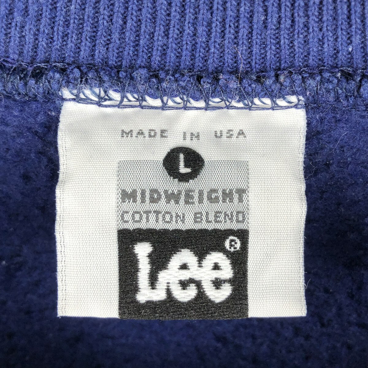 古着 リー Lee 無地 ブランクスウェットシャツ トレーナー USA製 メンズL相当 ヴィンテージ /eaa513473 【中古】 【260314】