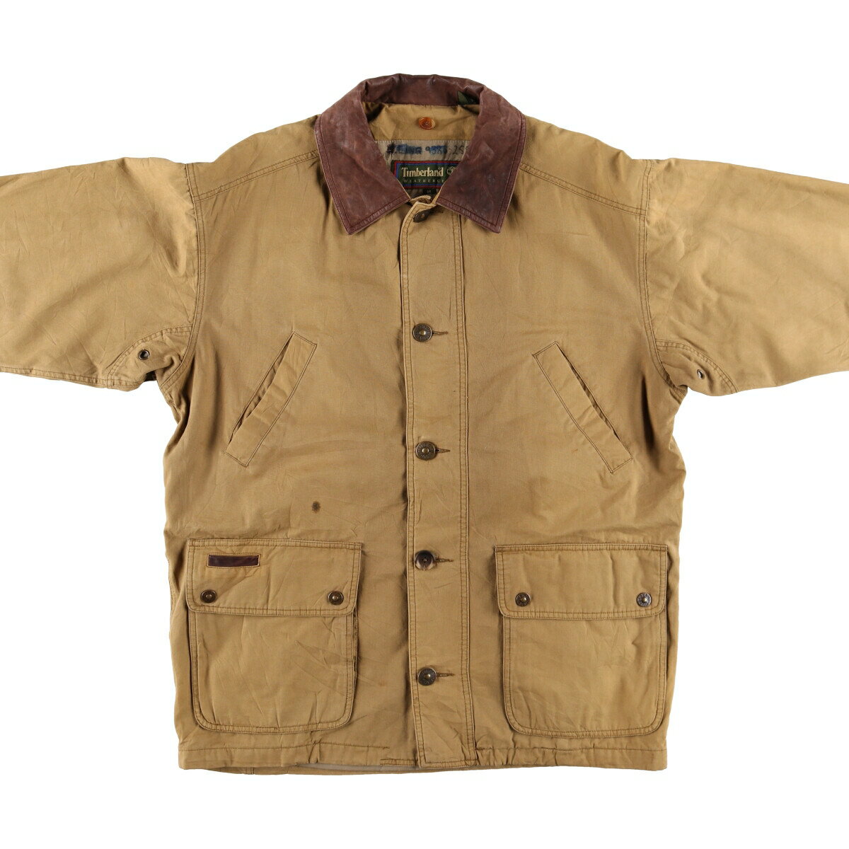 古着 90'S ティンバーランド Timberland WEATHERGEAR ハンティングジャケット メンズM相当 ヴィンテージ /eaa513560 【中古】 【250207】