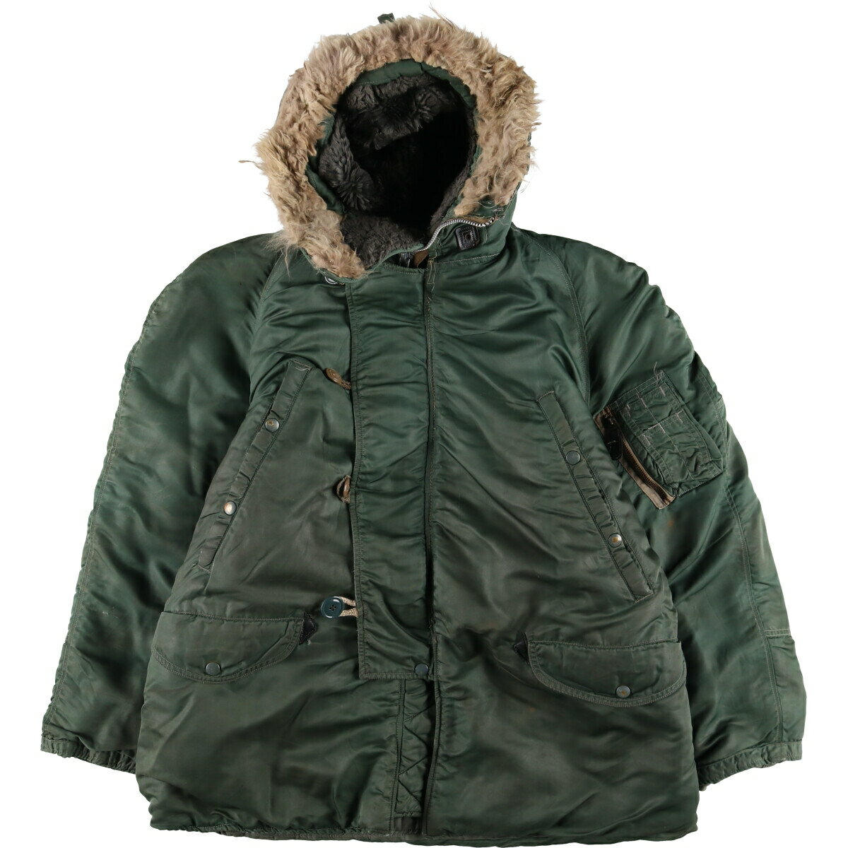 古着 N-3Bタイプ ミリタリー フライトジャケット メンズXL相当 /eaa513594 【中古】 【250205】