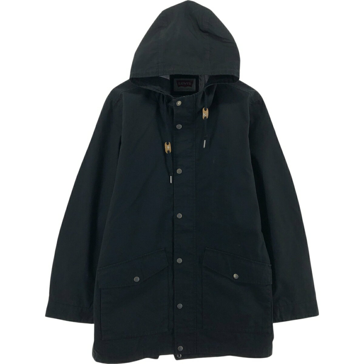 古着 リーバイス Levi's フード付き ウインドブレーカー メンズL相当 /eaa513870 【中古】 【250206】 【SS2603_30】 ブラック系 春秋冬