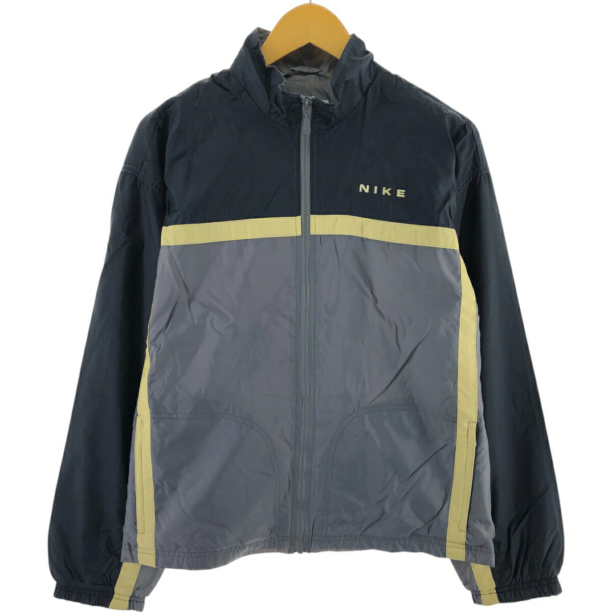 乐天商城 - 古着 90'S ナイキ NIKE バックロゴ ナイロンジャケット メンズM相当 ヴィンテージ /eaa514086 【中古】 【250209】